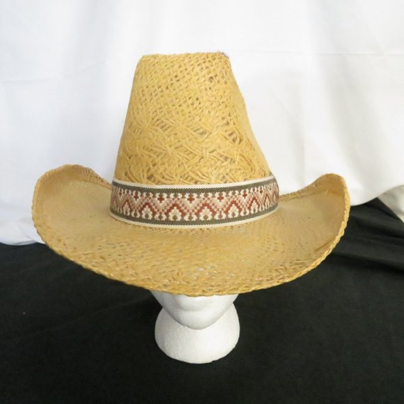 Stevens Other - Stevens Men's 7 1/8 Cowboy Western Straw Hat
